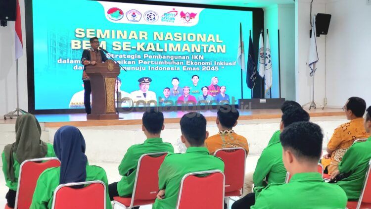 Wali Kota Basri apresias seminar nasional garapan Badan Eksekutif Mahasiswa (BEM) se-Kalimantan
