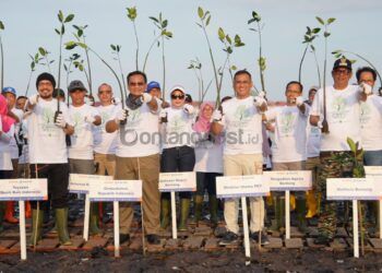 Tingkatkan ESG Dorong Dekarbonisasi, Pupuk Kaltim Gandeng TNK dan Benih Baik Tanam 500 Ribu Bibit Mangrove