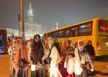 171 Jemaah Haji Bontang Dijadwalkan Tiba Malam Ini, Satu Jemaah Dibawa Ambulans