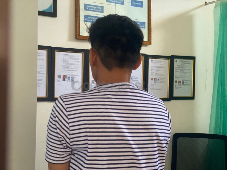 Pengedar sabu ditahan di BNNK Bontang (Yulianti Basri/bontangpost.id)