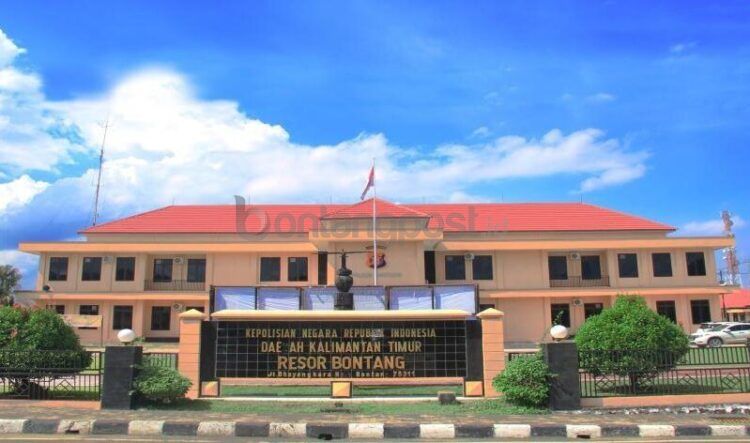 Mapolres Bontang di Jalan Bhayangkara