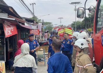 Alami Luka Bakar 75%, Korban Kebakaran di Depan SMK 1 Dirujuk ke Samarinda