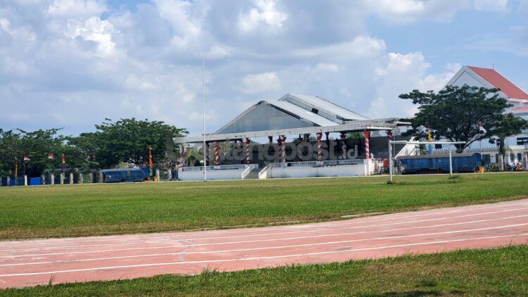 Upacara HUT ke-78 RI akan digelar di Lapangan Bessai Berinta. (Lutfi/bontangpost)