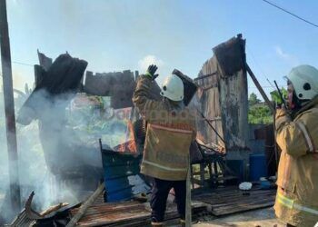 Pondok Warga di Jalan Pattimura Hangus, Diduga karena Korsleting Listrik
