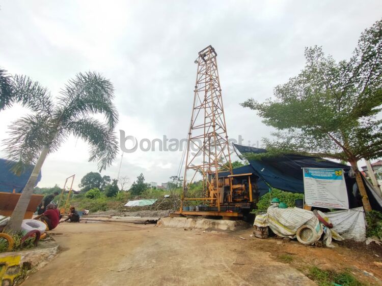 Pembangunan sumur dalam (deep well) Loktuan ditarget rampung bulan depan (Jelita/bontangpost.id)