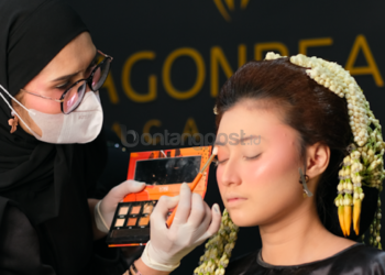 Pelatihan make up artist menjadi salah satu pelatihan kejuruan yang dilaksanakan Disnaker untuk warga Bontang