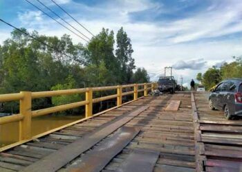 Direhabilitasi, Akses Jembatan Sambera Ditutup Total