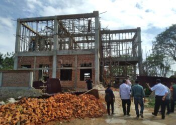 Ditarget Rampung November, Progres Pembangunan Kantor Lurah Satimpo Belum Sampai 50 Persen