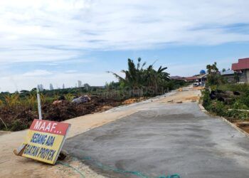 Semenisasi Jalan Alternatif Guntung Rampung, Akhir Bulan Ini Bisa Dilewati