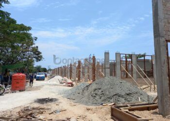 Pembangunan Pujasera Lang-Lang Dikebut