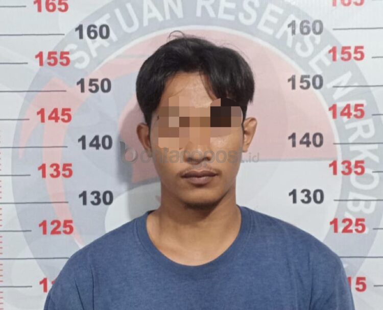 Pengedar sabu ditahan di Mapolres Bontang