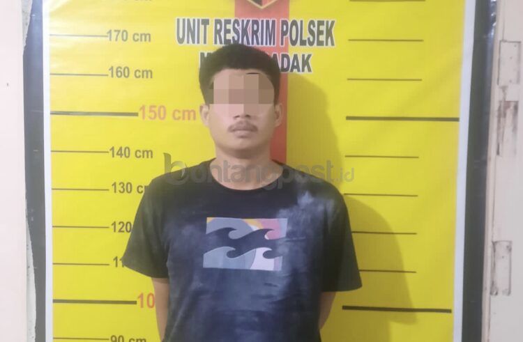 Tersangka penyalahgunaan narkoba ditahan di Mapolsek Muara Badak