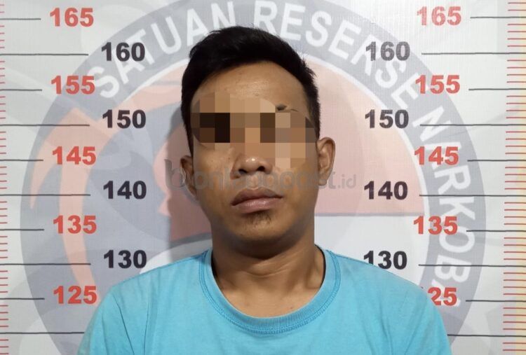 Tersangka kasus narkoba ditahan di Mapolres Bontang