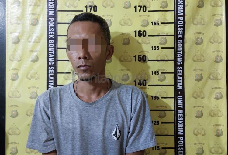 Tersangka kasus narkoba ditahan di Mapolsek Bontang Selatan (ist)