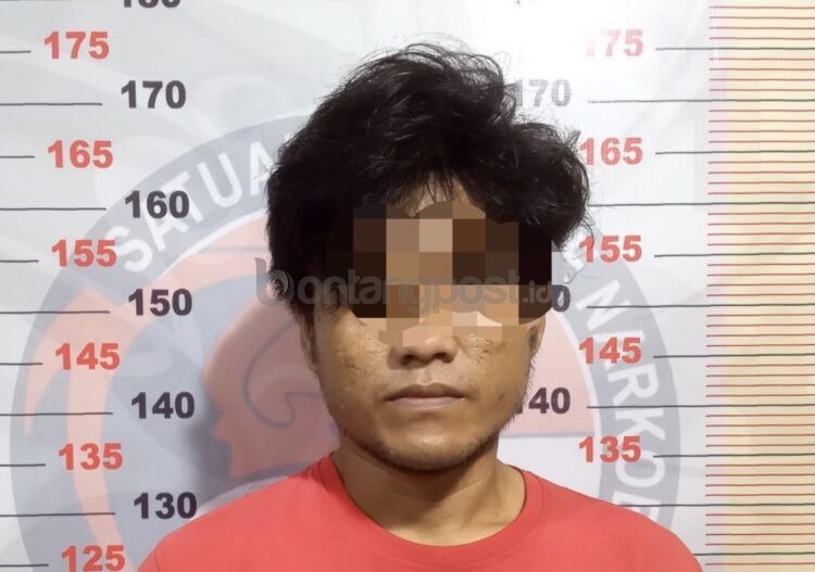 Tersangka kasus narkoba ditahan di Mapolres Bontang