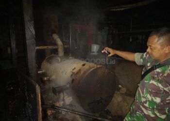 Kebakaran Pabrik Tahu di Guntung Diduga Berasal dari Tungku
