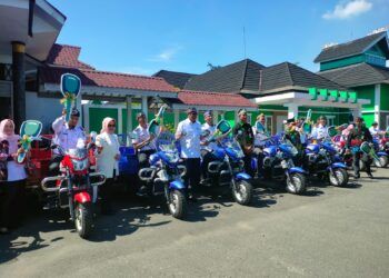 Motor Roda Tiga Dibagikan, Tiap Kelurahan Dapat 2 Unit