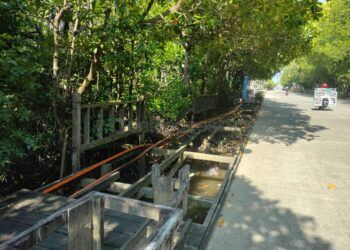 DED Masih Dipelajari, Perbaikan Trotoar Bontang Kuala Menggantung