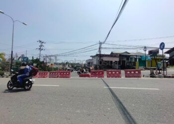 Pengendara Kembali Terobos Jalur Perbaikan Jalan Imam Bonjol, Dewan Sebut Perlu Pengawasan