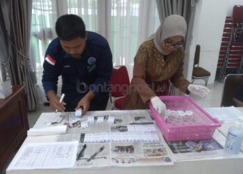 Pegawai Kelurahan dan Kecamatan di Bontang Dites Urine Mendadak