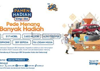 Menabung di BRI Simpedes, Ada Ribuan Hadiah, Diundi Dua Kali Setahun