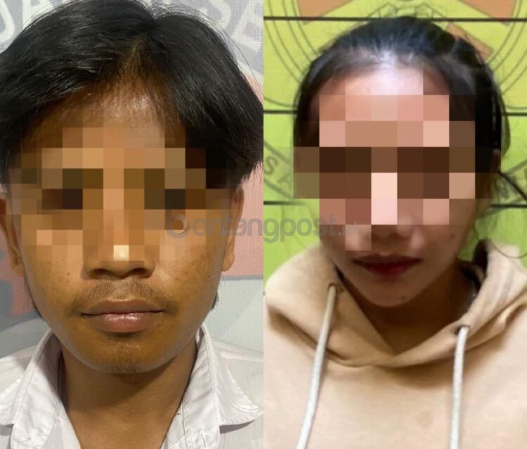 Dua warga Loktuan ditahan di Mapolres Bontang karena kasus sabu (Ist)