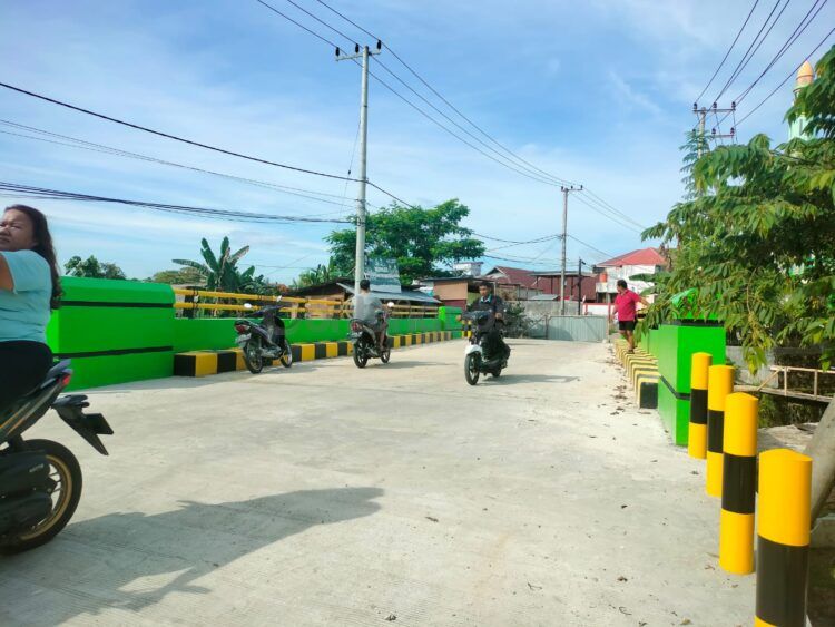 Jembatan Pontianak mulai dilintasi pengendara roda dua (Jelita/bontangpost.id)