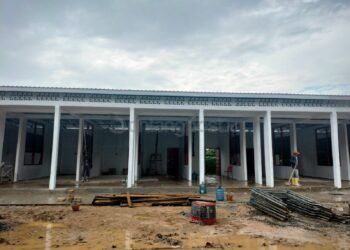 Pembangunan Pujasera Lang-Lang Hampir Rampung, Bulan Depan Ditempati Pedagang