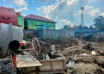 Sempat Terkendala Cuaca dan Material, Perbaikan Turap Kanaan Ditarget Rampung Bulan Ini