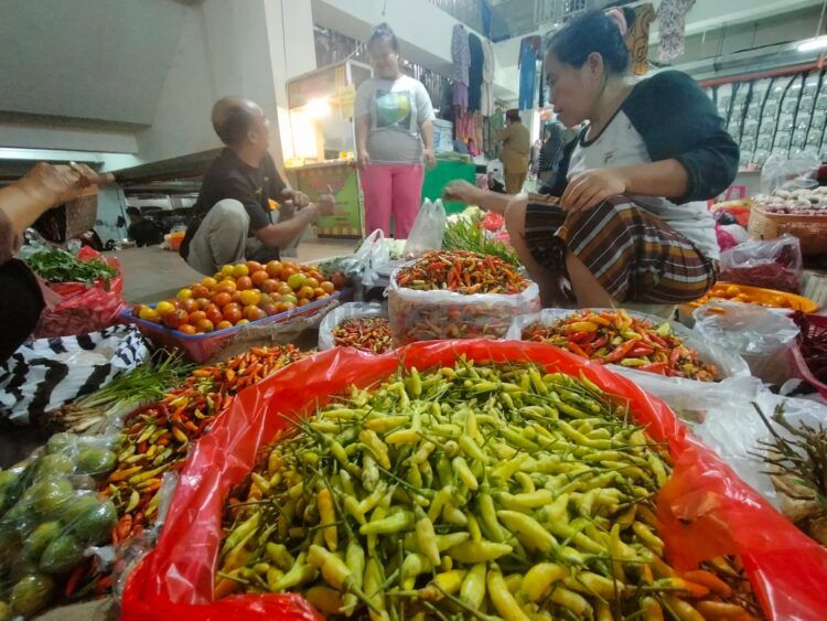 Harga cabai rawit mulai melandai (Jelita/bontangpost.id)