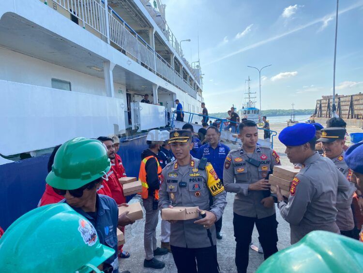 Polres Bontang dirikan Pos Penolong di Pelabuhan Loktuan sebagai bentuk antisipasi tindakan kriminal (Jelita/bontangpost.id)
