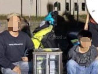 Dua Tersangka Pencuri di Toko Sembako Depan PN Bontang Diringkus