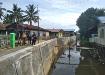 Relokasi Rumah Warga di Bantaran Sungai Guntung Belum Tuntas