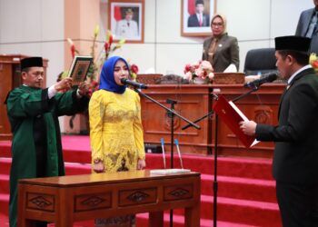 Gantikan Raking, Tri Ismawaty Resmi Dilantik Jadi Anggota DPRD Bontang
