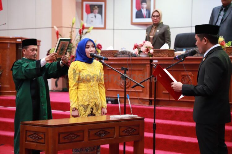 Tri Ismawati resmi dilantik jadi anggota DPRD Bontang (Ist)
