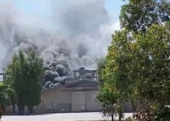 Kebakaran Pabrik di Kawasan Loktuan