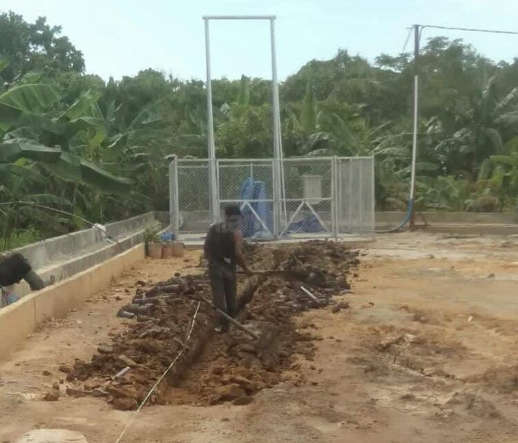 Lokasi pembuatan sumur di wilayah Kanaan sebagai titik rencana pembuatan WTP baru