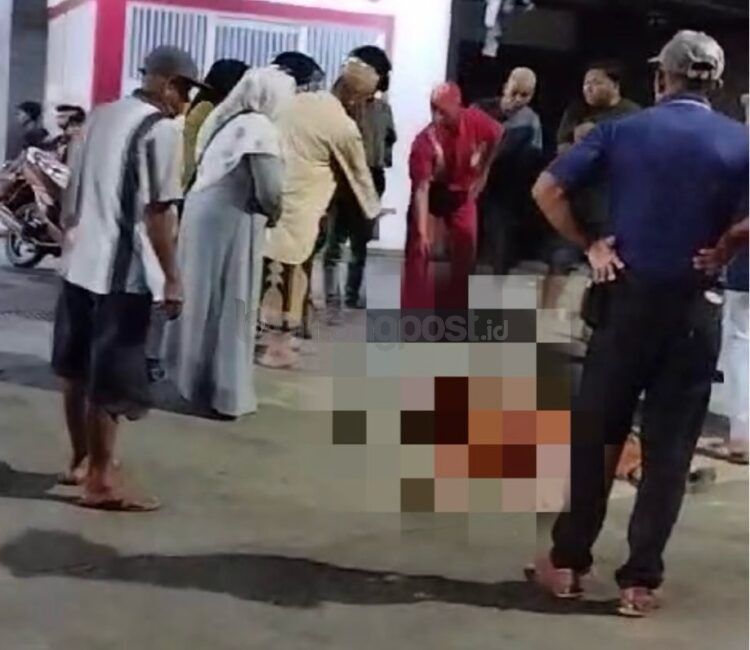 Seorang warga yang diduga terlindas truk di SPBU KM 3 meninggal dunia