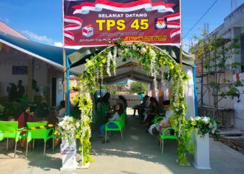 Euforia Pemilu di Bontang, Mulai Baju Adat hingga Dekor Ala Resepsi Pernikahan