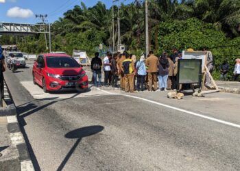 Jalan Cipto Mangunkusumo yang Ambles Bakal Dipasangi Pelat Besi