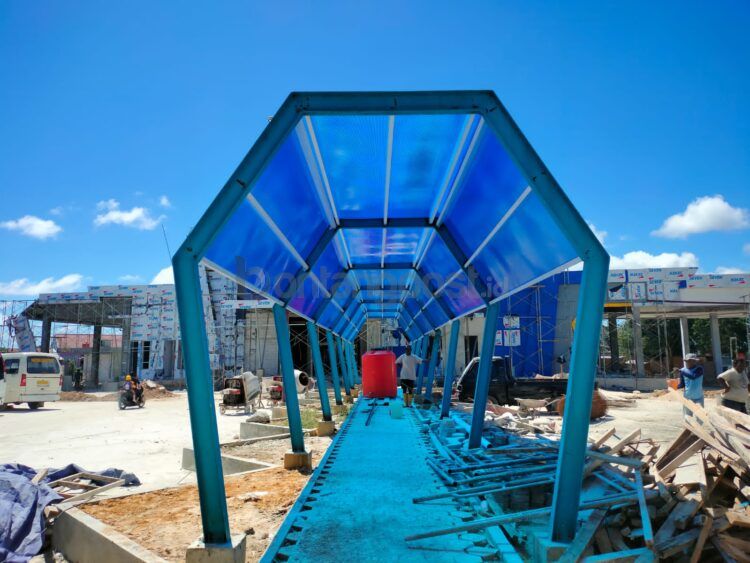 Progres pembangunan terminal tipe B Bontang 94,15 persen (Jelita/bontangpost.id)