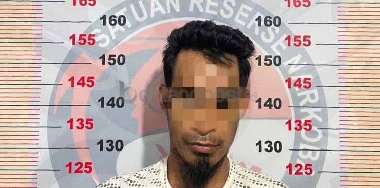 Pengedar sabu ditahan di Mapolres Bontang