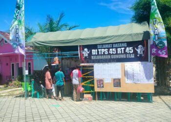 Sejumlah Surat Suara DPRD Dapil Bontang Barat Nyasar di Gunung Elai