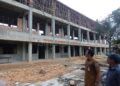 Gedung ruang kelas SMP 1 membutuhkan lanjutan pembangunan