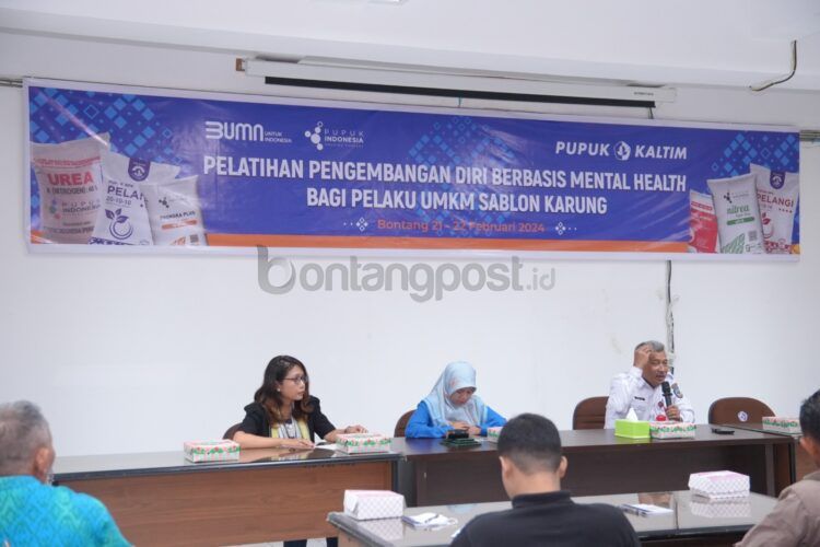 Pupuk Kaltim gelar Pelatihan Teknik Sablon bagi UMKM binaan