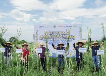 Sukses Tingkatkan Produktivitas Petani, Pupuk Kaltim Gelar Panen Raya di Rembang