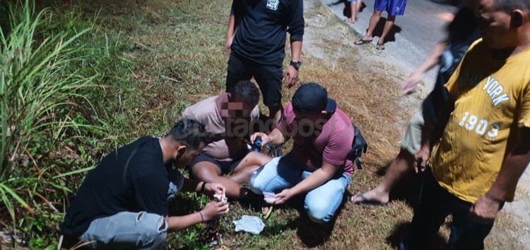 Seorang pria di Muara Badak kedapatan membawa sabu