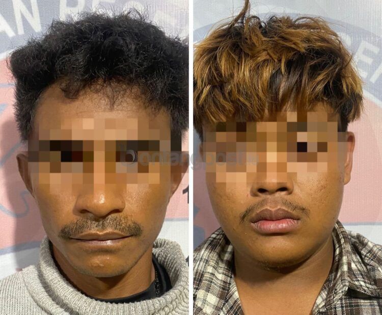Dua tersangka pengedar sabu ditahan di Mapolres Bontang