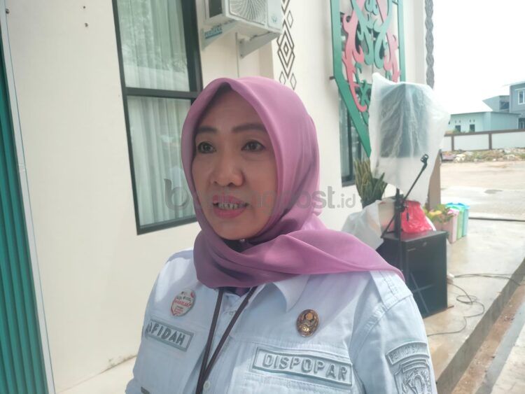 Kepala Dispoparekraf Kota Bontang Rafidah (Jelita/bontangpost.id)
