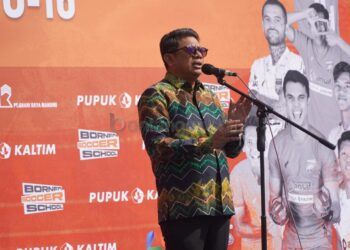 Wali Kota Bontang Buka Seleksi Talenta Borneo FC U-16 di Stadion Mulawarman
